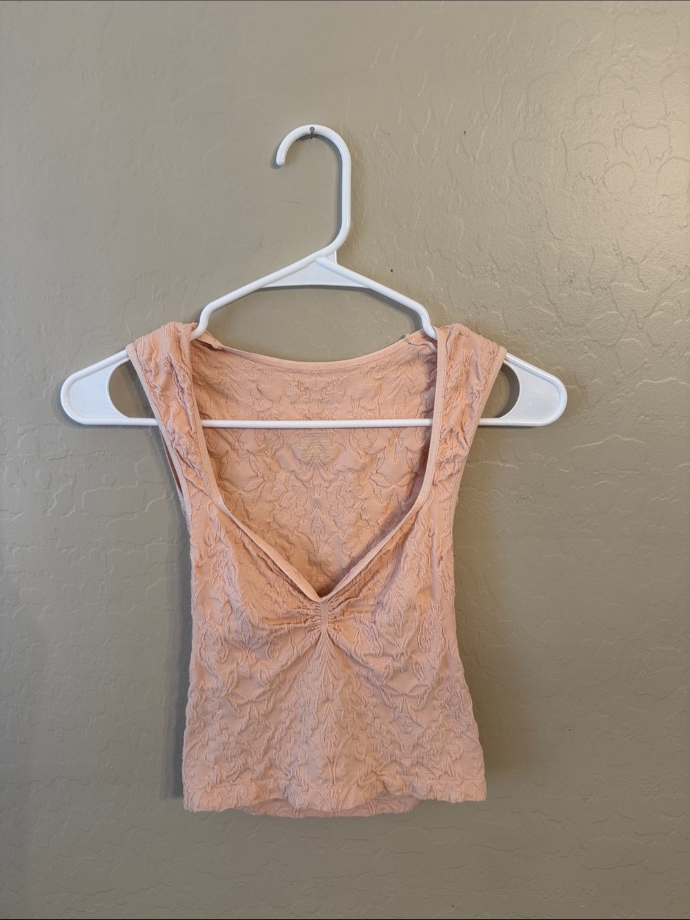 Free People Lace Twist-Front Camisole - Peach xs\s